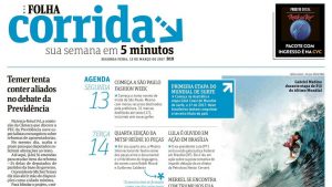 Folha de S. Paulo - SP / FOLHA CORRIDA - 13/03/2017