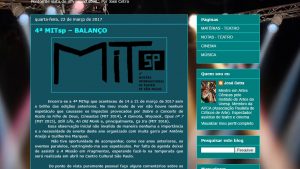 Blog Palco Paulistano - SP - 22/03/2017