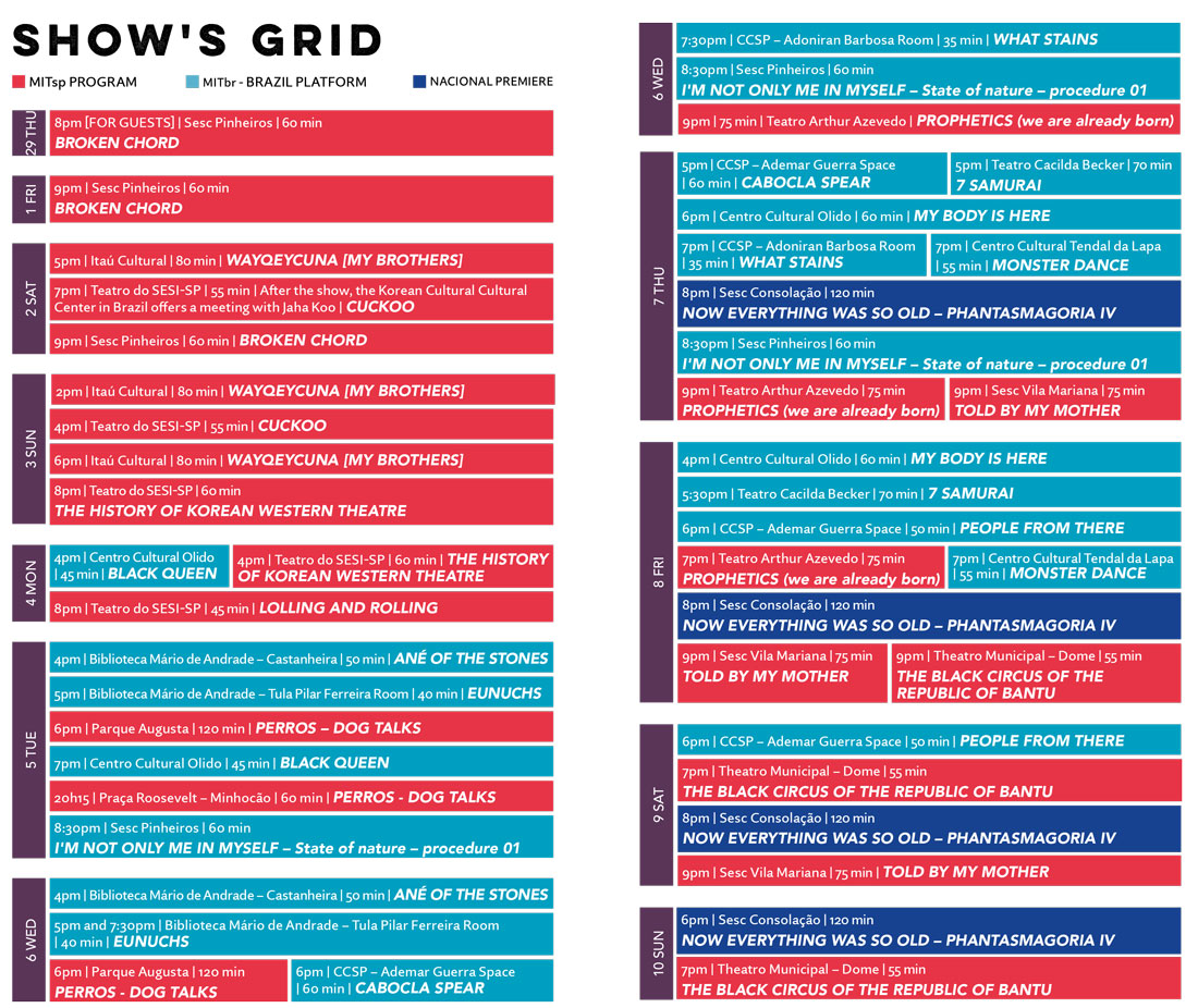 Shows Grid - 2024