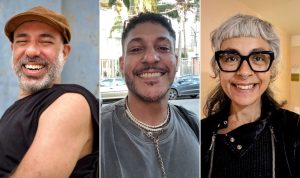 Edu O, Leo Castilho e Estela Lapponi